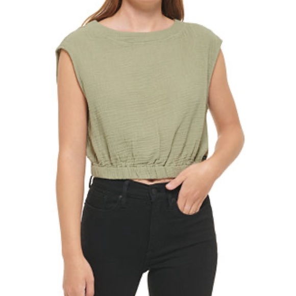 Calvin Klein Tops - Calvin Klein Cotton Gauze Top